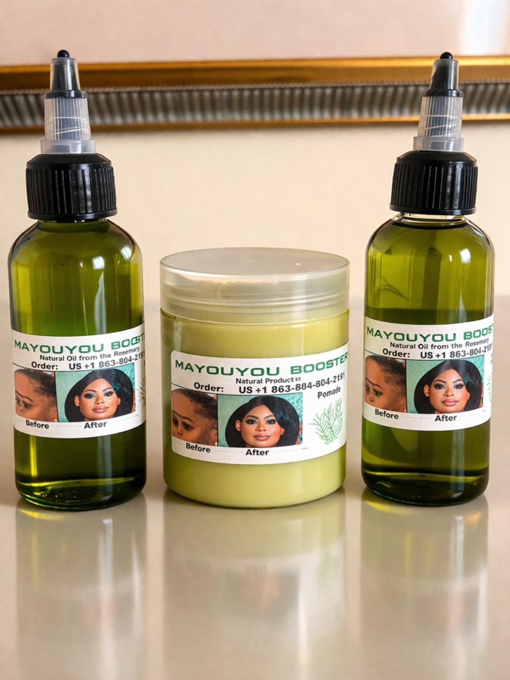 Green Hair & Skin Oil Duo